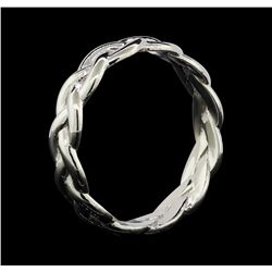 Platinum Braided Shank Band