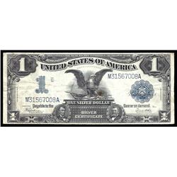 1899 $1 Black Eagle Silver Certificate Note