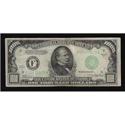 1934A $1,000 Federal Reserve Note Atlanta