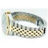 Image 5 : Rolex Mens Two Tone Blue Vignette Diamond and Sapphire Datejust Wristwatch
