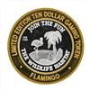 Image 2 : .999 Silver Flamingo Las Vegas $10 Casino Gaming Token Limited Edition