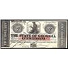 Image 1 : 1862 $5 The State of Georgia Obsolete Bank Note