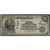 Image 1 : 1902 $20 The First National Bank of Elko Nevada National Currency Note