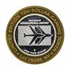 Image 1 : .999 Silver McCarran International Airport $10 Casino Gaming Token Limited Editi
