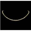Image 1 : 14KT Yellow Gold 2.85ctw Diamond Necklace