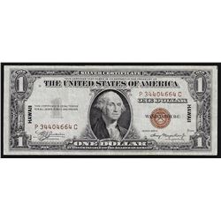 1935A $1 Silver Certificate WWII Emergency Hawaii Note
