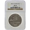 Image 1 : 2002-P $1 Salt Lake Olympics Silver Coin NGC MS70