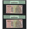 Image 2 : Lot of (2) 1987 $10 Government of the Cook Islands Currency Note PCGS 67PPQ