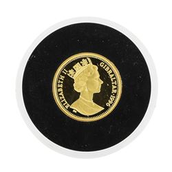 1996 Gibraltar 35 Ecus Gold Coin