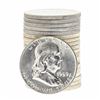 Image 1 : Roll of (20) 1959-D Brilliant Uncirculated Franklin Half Dollar Coins