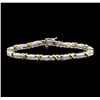 Image 1 : 10KT Two Tone Gold 1.00ctw Diamond Bracelet