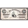 Image 1 : 1864 $50 The Confederate States of America Note