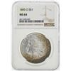 Image 1 : 1885-O $1 Morgan Silver Dollar Coin NGC MS64