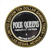Image 1 : .999 Silver Four Queens Casino hotel Las Vegas $10 Casino Gaming Token Limited E