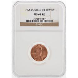 1995 Double Die OBV Lincoln Cent Coin NGC MS67RD