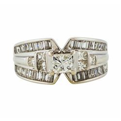 14KT White Gold 2.50ctw Diamond Ring