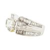 Image 2 : 14KT White Gold 2.50ctw Diamond Ring