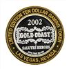 Image 1 : .999 Silver Gold Coast Las Vegas $10 Casino Gaming Token Limited Edition