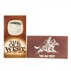 Image 3 : Lincoln Mint 4 oz. Old West The Santa Fe Trade Limited Edition Silver Proof Meda