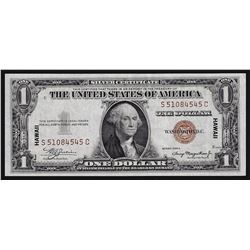 1935A $1 Silver Certificate WWII Emergency Hawaii Note