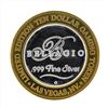Image 1 : .999 Silver Bellagio Las Vegas $10 Casino Gaming Token Limited Edition