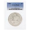 Image 1 : 1886 $1 Morgan Silver Dollar Coin PCGS MS66
