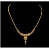 Image 2 : 22KT Yellow Gold Fashion Necklace