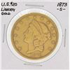 Image 1 : 1873-S $20 Liberty Head Double Eagle Gold Coin