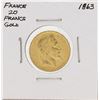 Image 1 : 1863 France 20 Francs Gold Coin