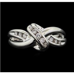 14KT White Gold 0.30ctw Diamond Ring