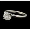 Image 2 : 14KT White Gold 1.05ct Diamond Solitaire Ring