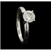 Image 4 : 14KT White Gold 1.05ct Diamond Solitaire Ring