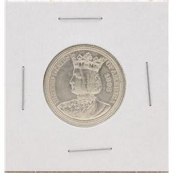 1893 Isabella Commemorative Silver Quarter Coin
