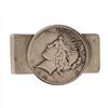 Image 1 : 1923 $1 Peace Silver Dollar Money Clip