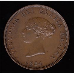 Br 911.  1854 penny.