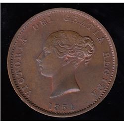 Choice Br 912. 1854 halfpenny.