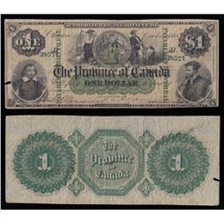 Province of Canada $1, 1866