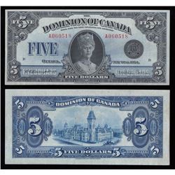 Dominion of Canada $5, 1924
