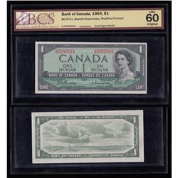 Bank of Canada $1, 1954