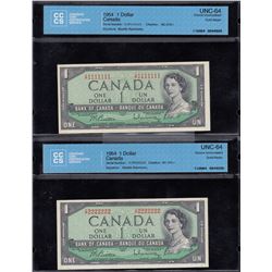 Bank of Canada $1, 1954