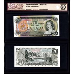Bank of Canada $20, 1969