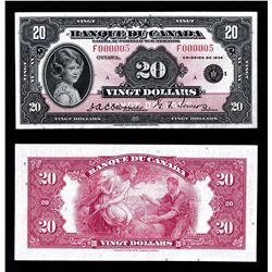 Banque du Canada $20, 1935