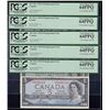 Image 1 : Bank of Canada $5, 1954, Replacement Notes - Lot of 5 Consecutive