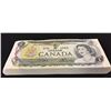 Image 1 : Bank of Canada $1, 1973 - Lot of 100 Consecutive Notes