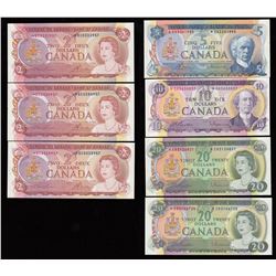 Bank of Canada Replacement Banknote Lot of 7