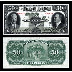 Bank of Montreal $50, 1931