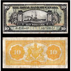 Royal Bank of Canada $10, 1913
