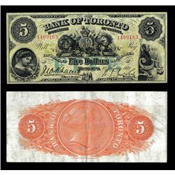 Bank of Toronto $5, 1923