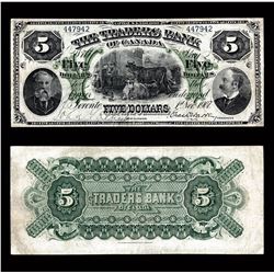 Traders Bank of Canada $5, 1907