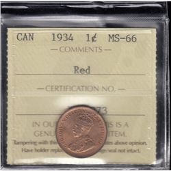 Canada - 1934 One Cent